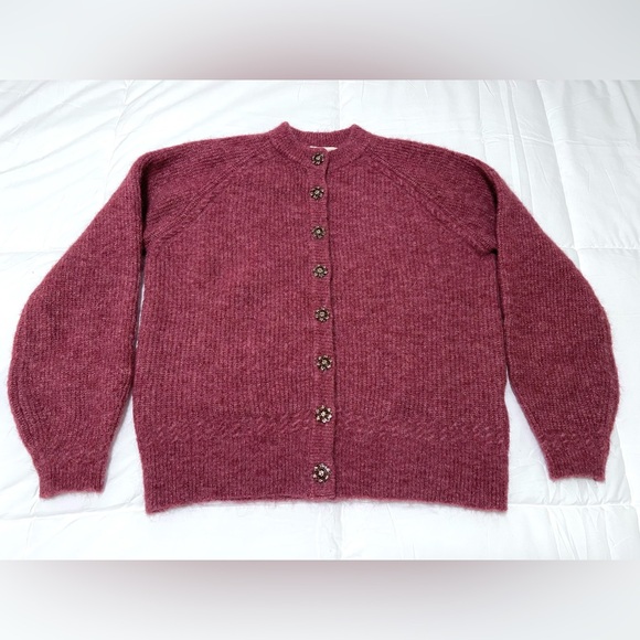 Sézane Othello in Rosewood Jewel Buttons (Size XXS) - Picture 9 of 15